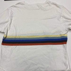 Brandy rainbow stripe top